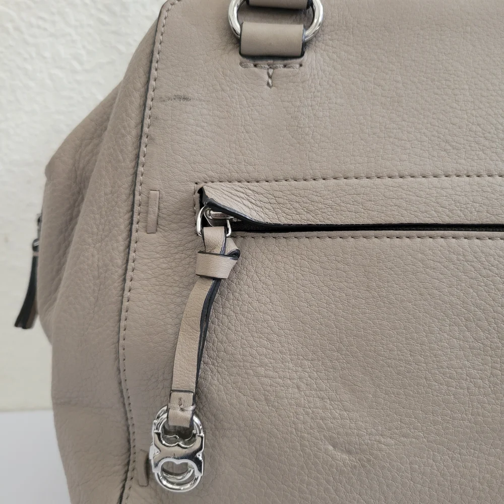 Tory Burch Pebbled Leather Satchel